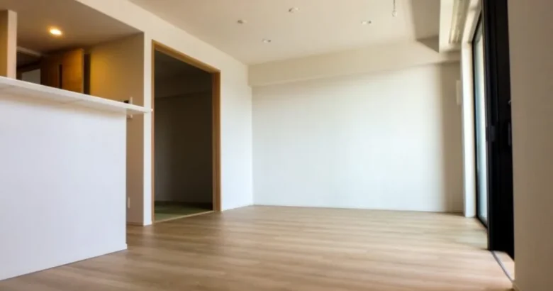 退去後のリビング