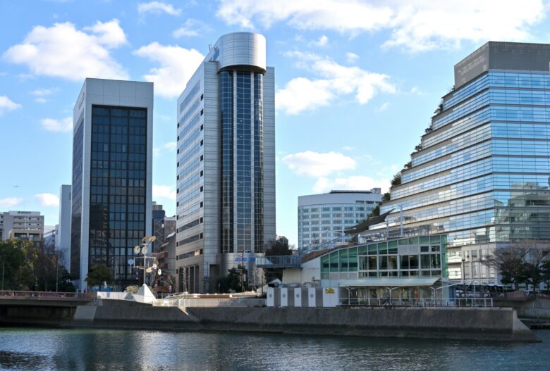 福岡の街並みの写真