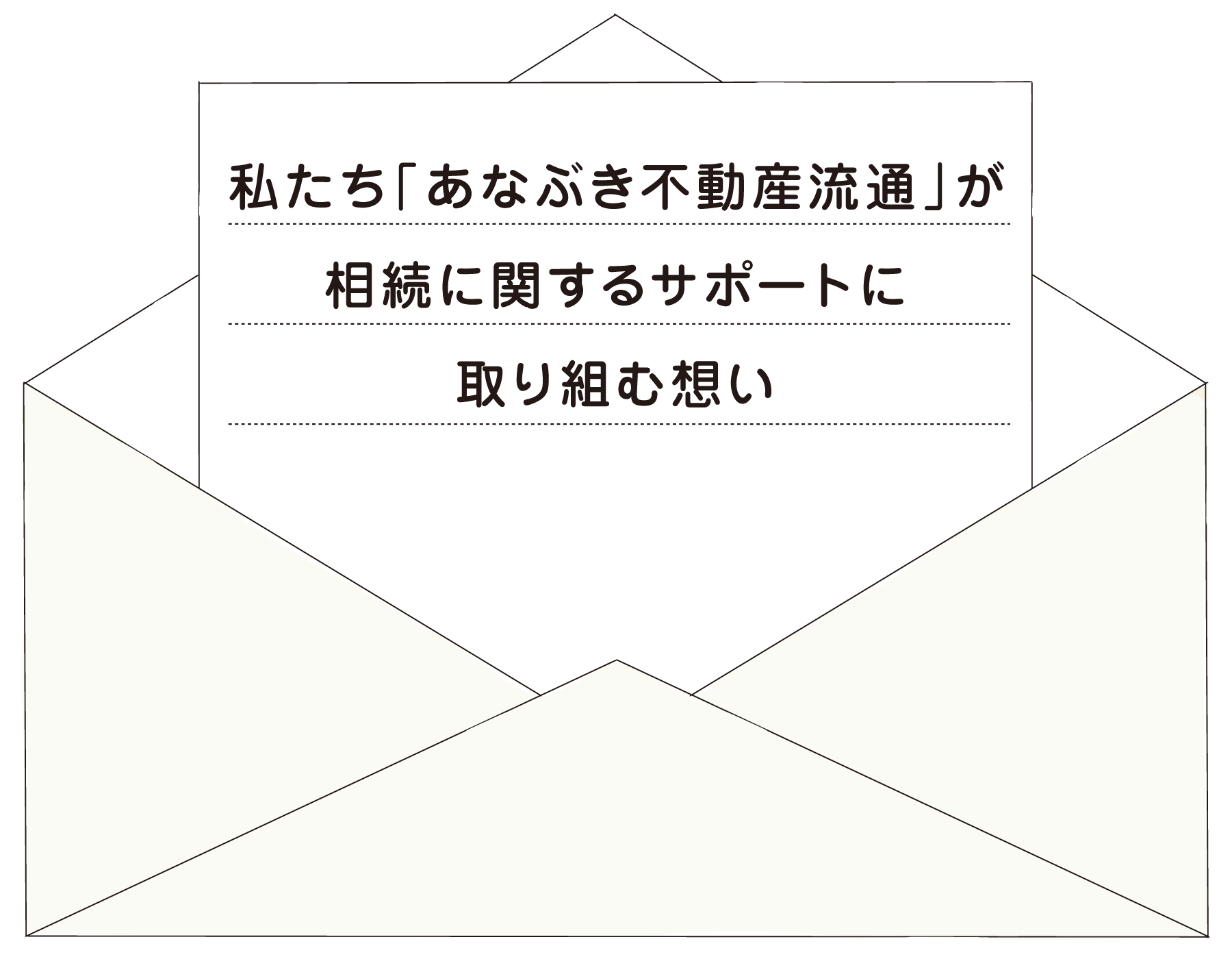 私たち「あなぶき不動産流通」が相続に関するサポートに取り組む想い